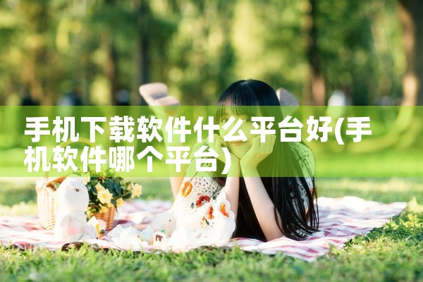 手机下载软件什么平台好