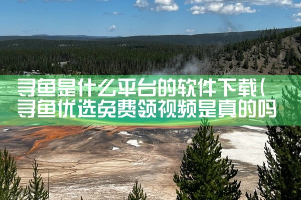 寻鱼是什么平台的软件下载